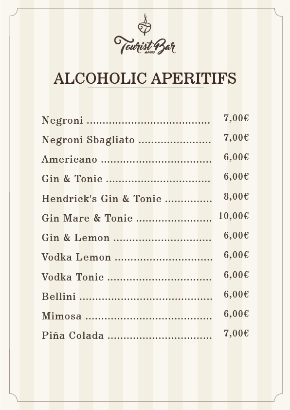 Alcoholic Aperitifs